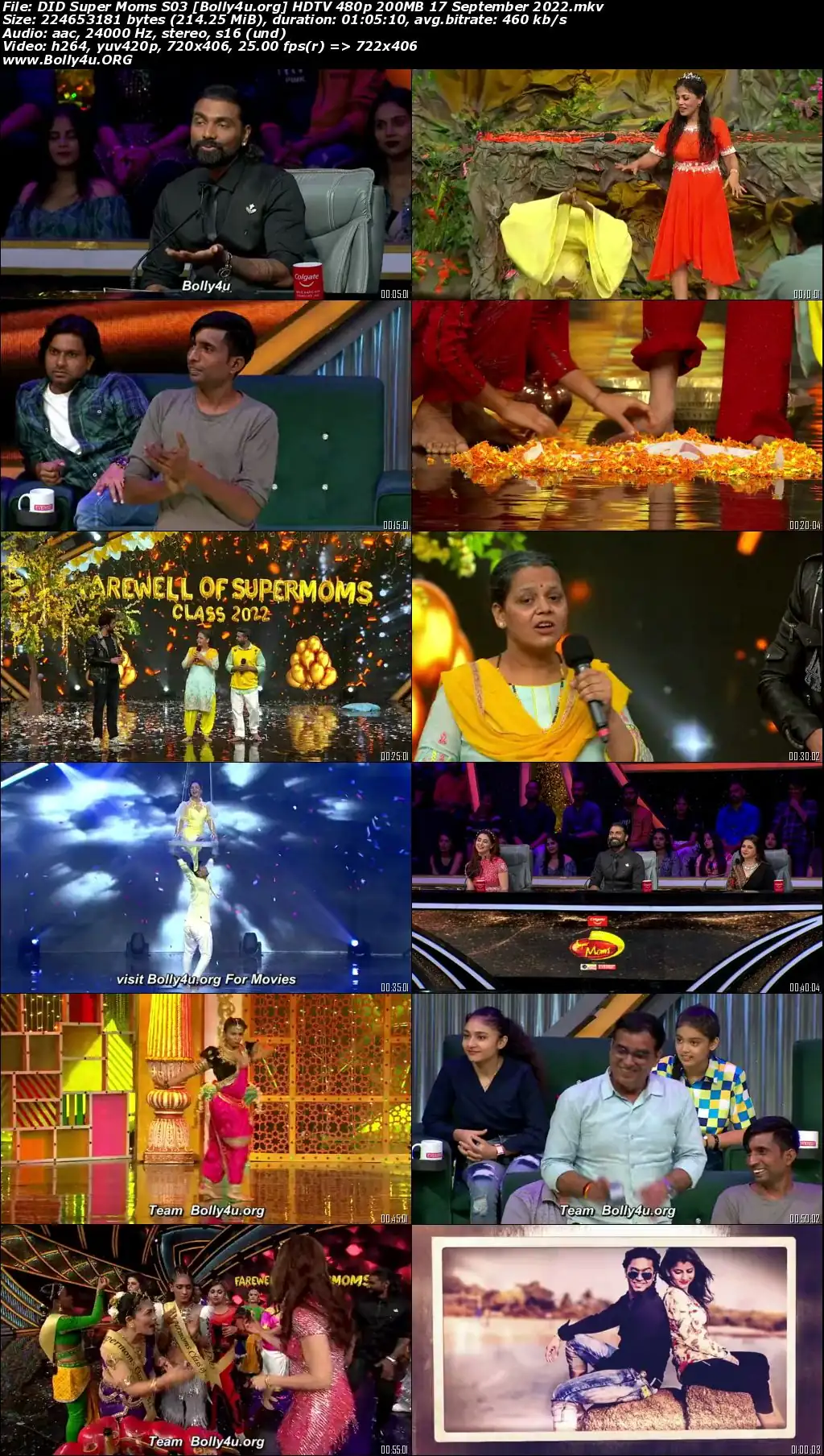 DID Super Moms S03 HDTV 480p 200MB 17 September 2022 Download