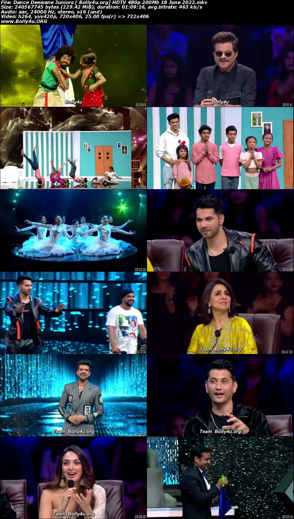 Dance Deewane Juniors HDTV 480p 200Mb 18 June 2022 Download