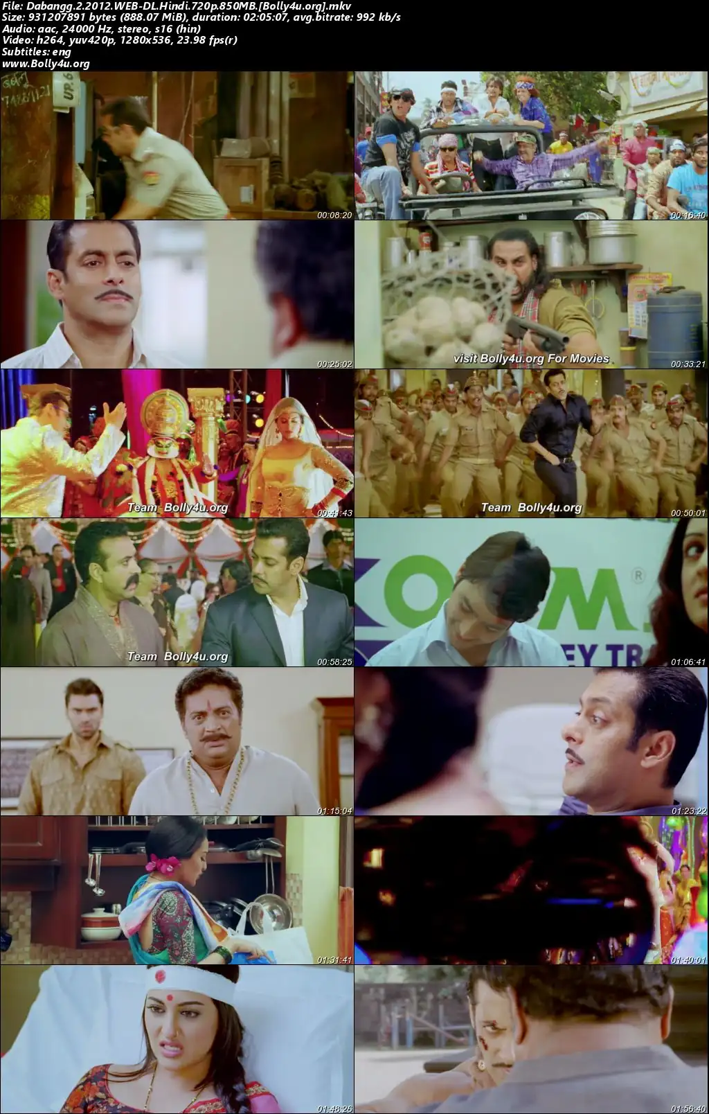 Dabangg 2 2012 WEB-DL Hindi Full Movie Download 1080p  720p  480p