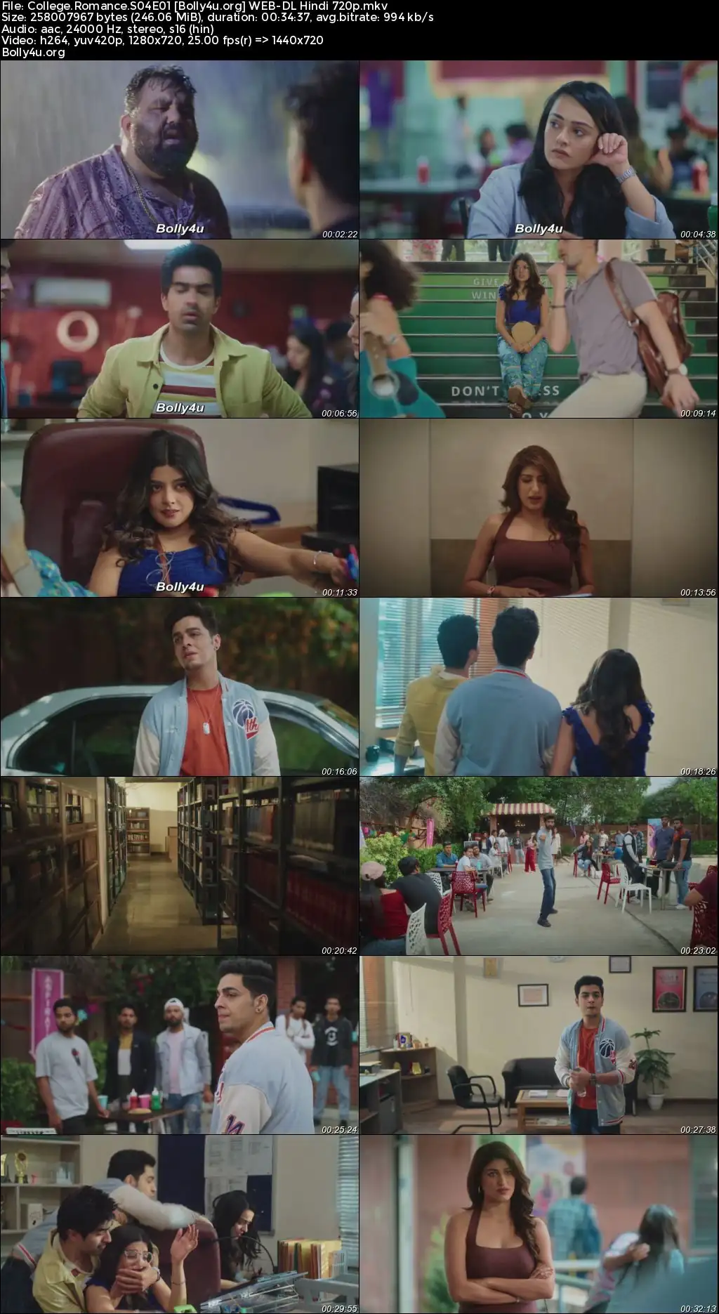 College Romance 2023 WEB-DL Hindi S04 Complete Download 720p  480p