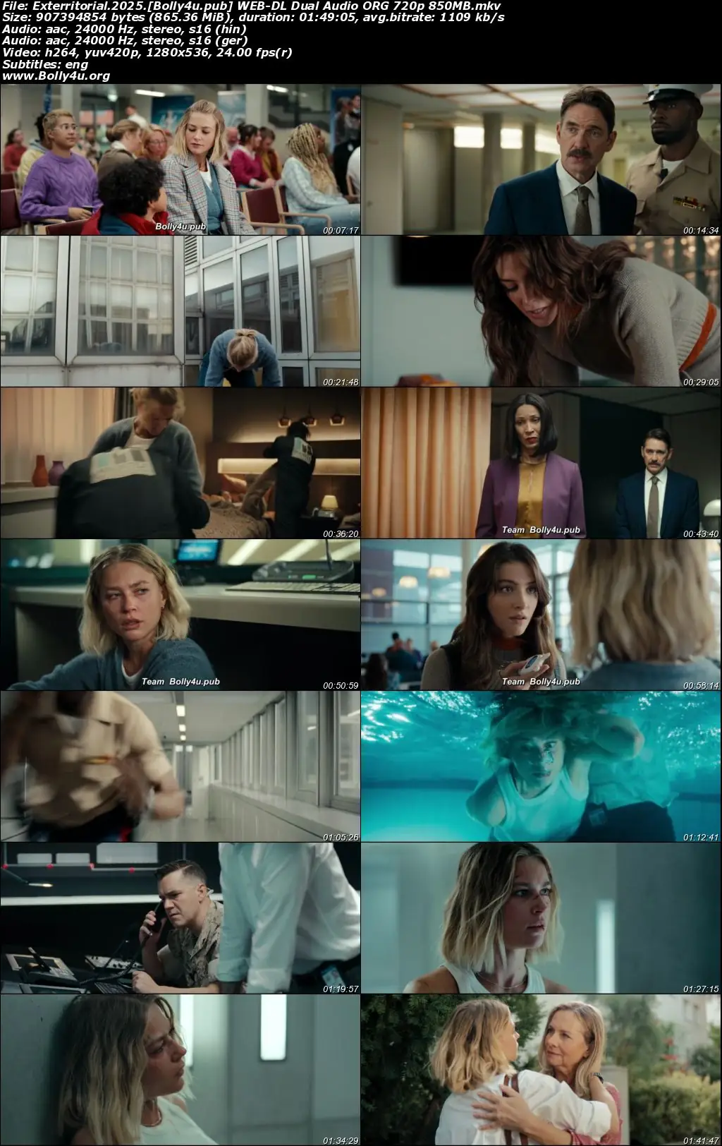 Exterritorial 2025 WEB-DL Hindi Dual Audio ORG Full Movie Download 1080p  720p  480p