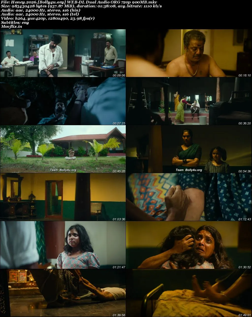 Honey 2026 WEB-DL UNCUT Hindi Dual Audio ORG Full Movie Download 1080p  720p  480p