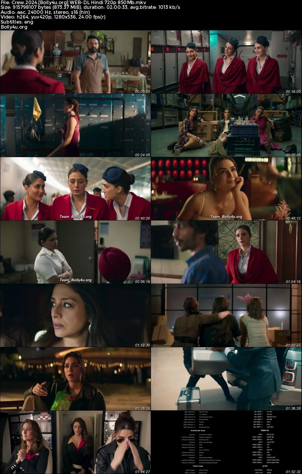 Crew 2024 WEB-DL Hindi Full Movie Download 1080p  720p  480p
