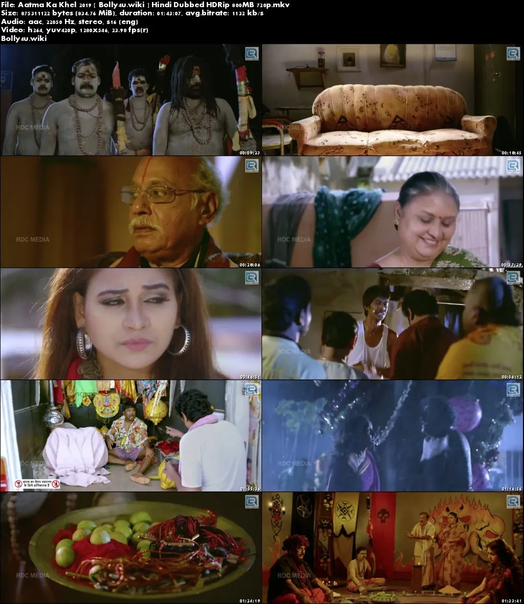 Aatma Ka Khel 2019 HDRip 800MB Hindi Dubbed 720p Download