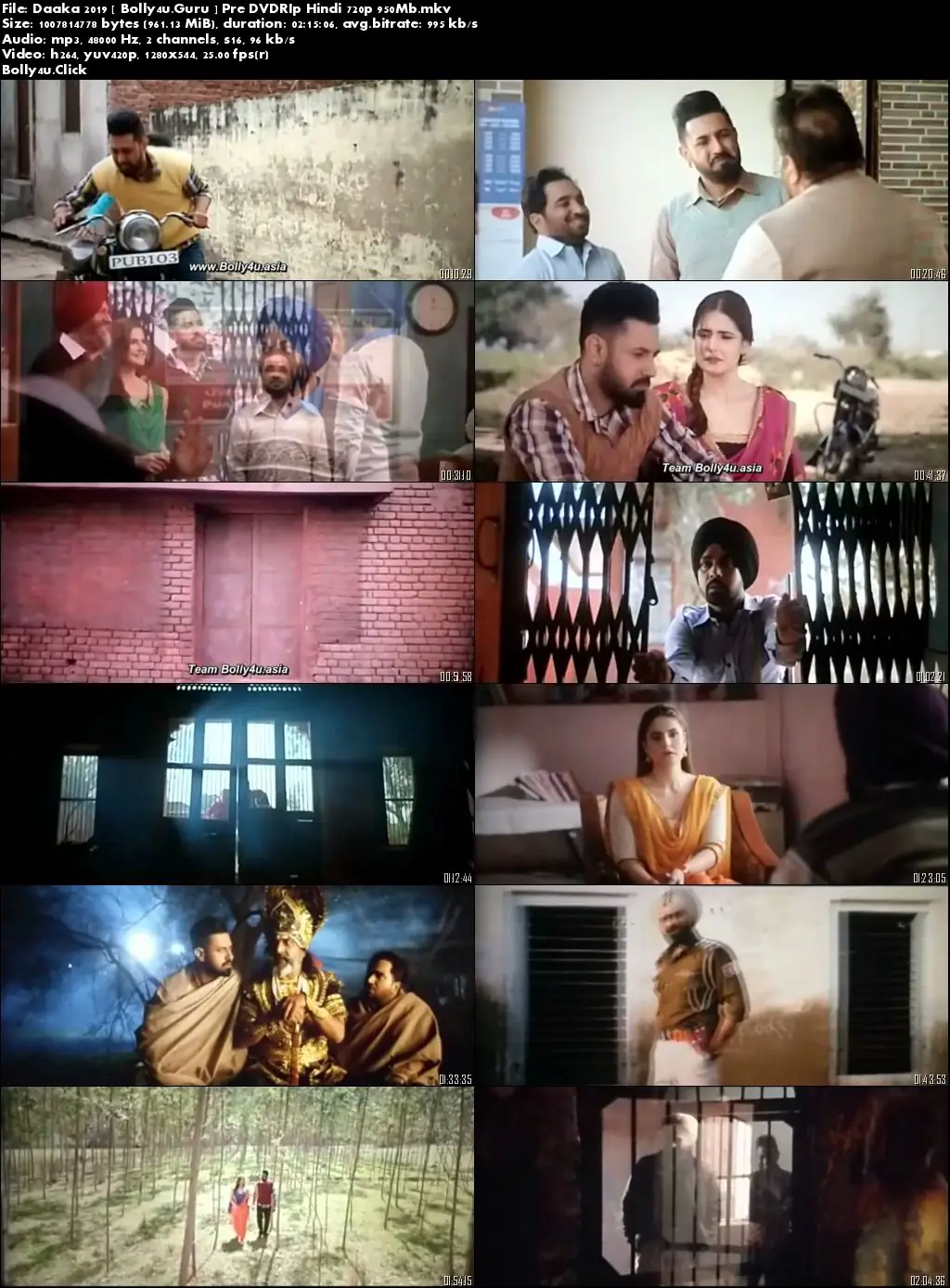 Daaka 2019 Pre DVDRip 950MB Punjabi 720p Download