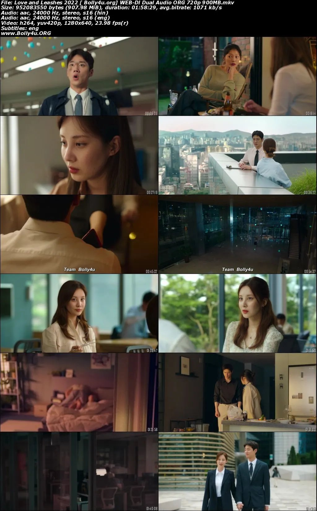 Love and Leashes 2022 WEB-DL Hindi Dual Audio ORG Download 720p  480p
