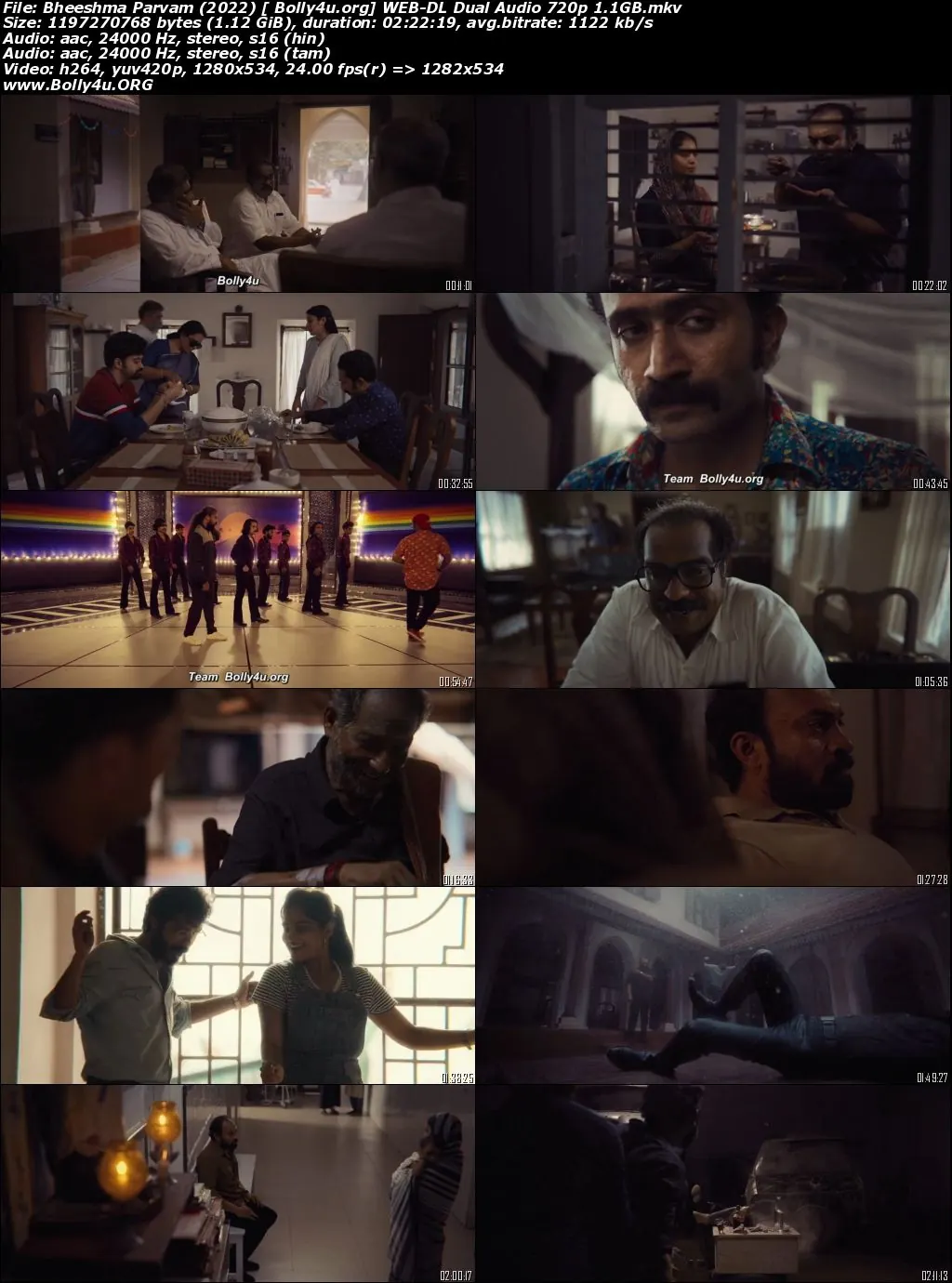 Bheeshma Parvam 2022 WEB-DL Hindi Dual Audio ORG 720p 480p Download