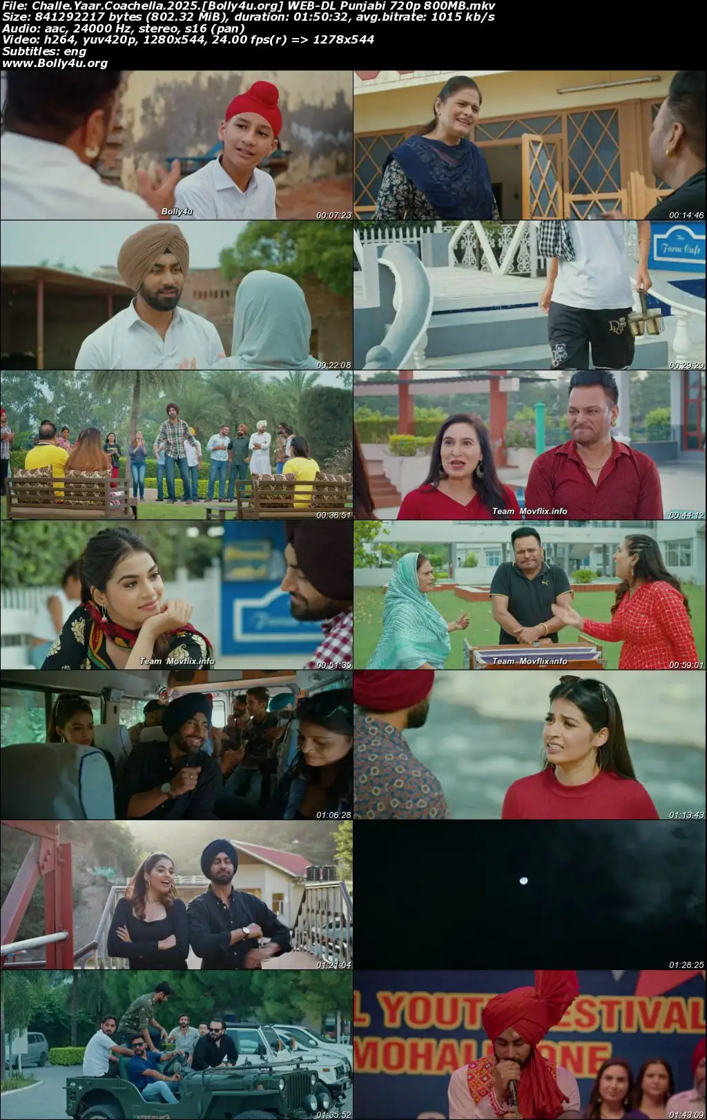 Challe Yaar Coachella 2025 WEB-DL Punjabi Full Movie Download 1080p  720p  480p