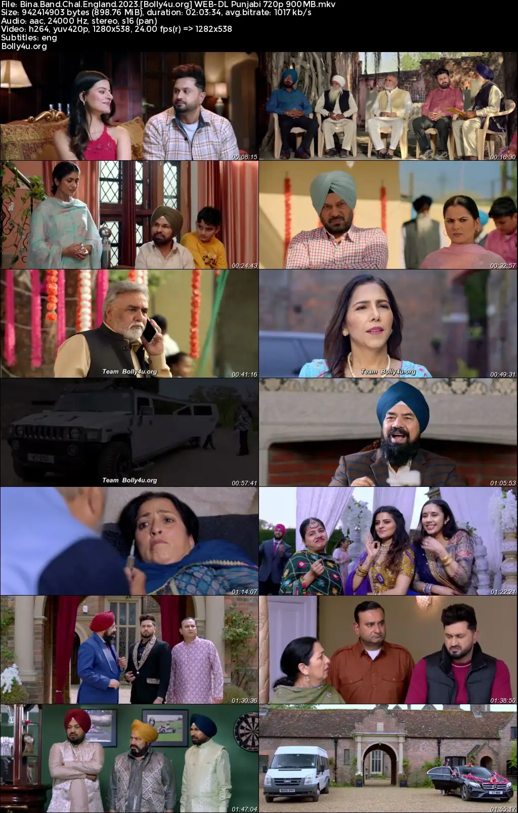 Bina Band Chal England 2023 WEB-DL Punjabi Full Movie Download 1080p  720p  480p