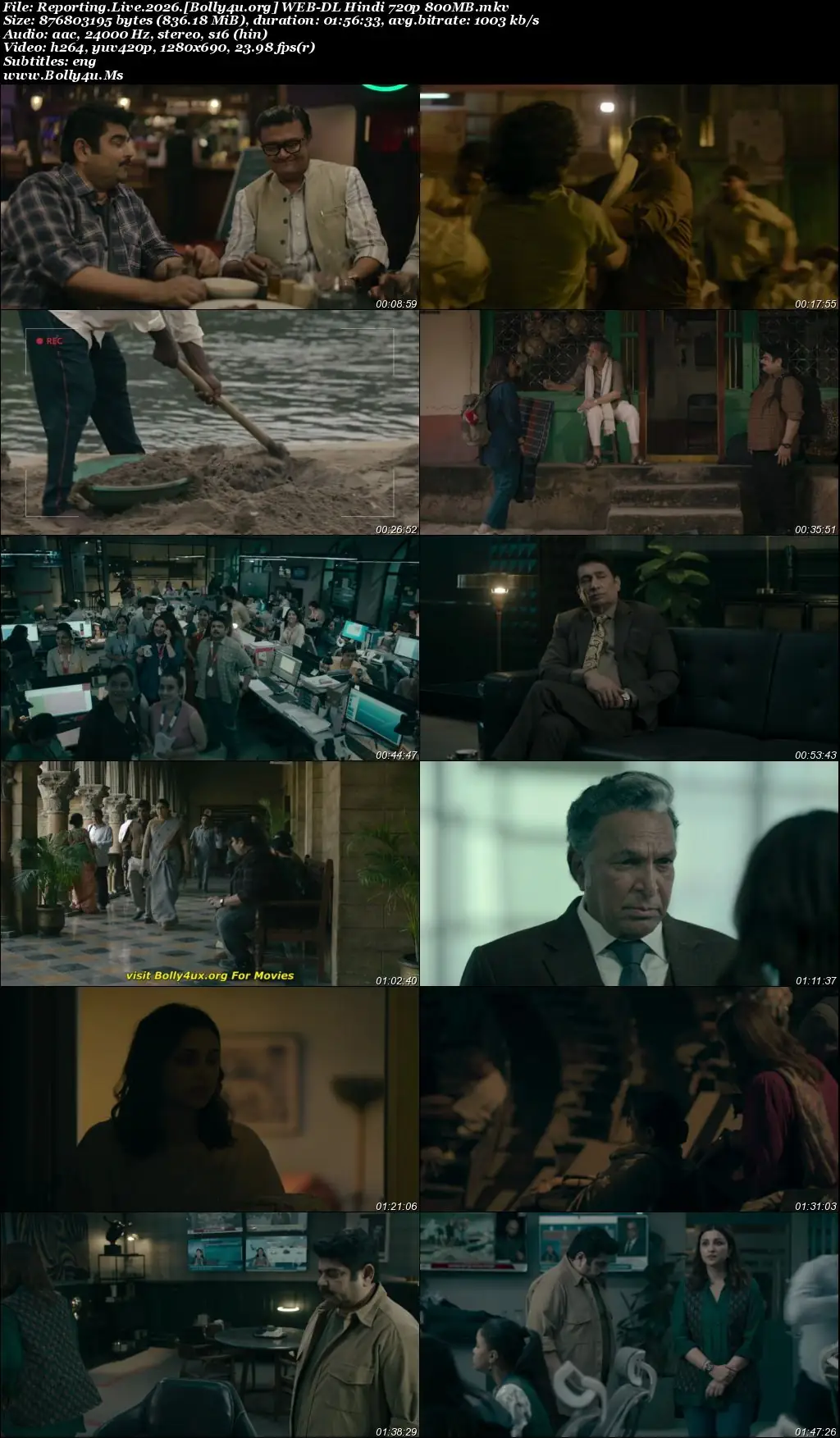 Reporting Live 2026 WEB-DL Hindi Full Movie Download 1080p  720p  480p