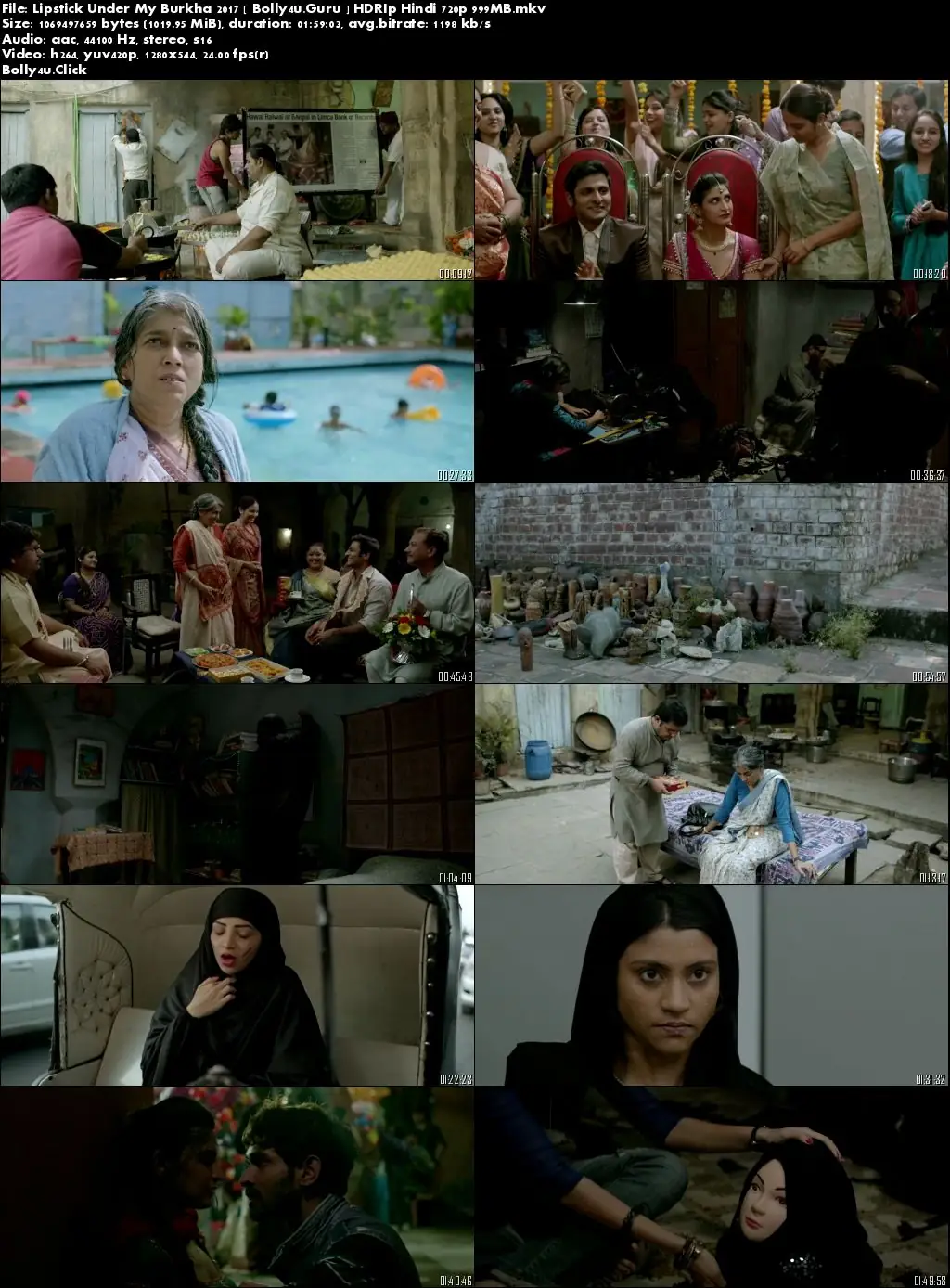 Lipstick Under My Burkha 2017 HDRip 999MB Full Hindi Movie Download 720p