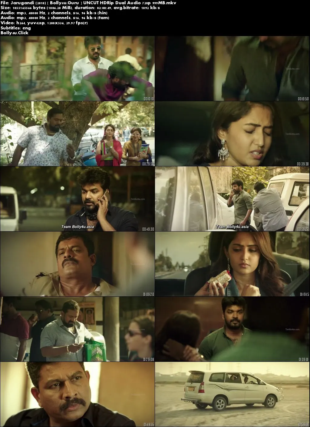 Jarugandi 2018 HDRip 400MB UNCUT Hindi Dual Audio 480p Download