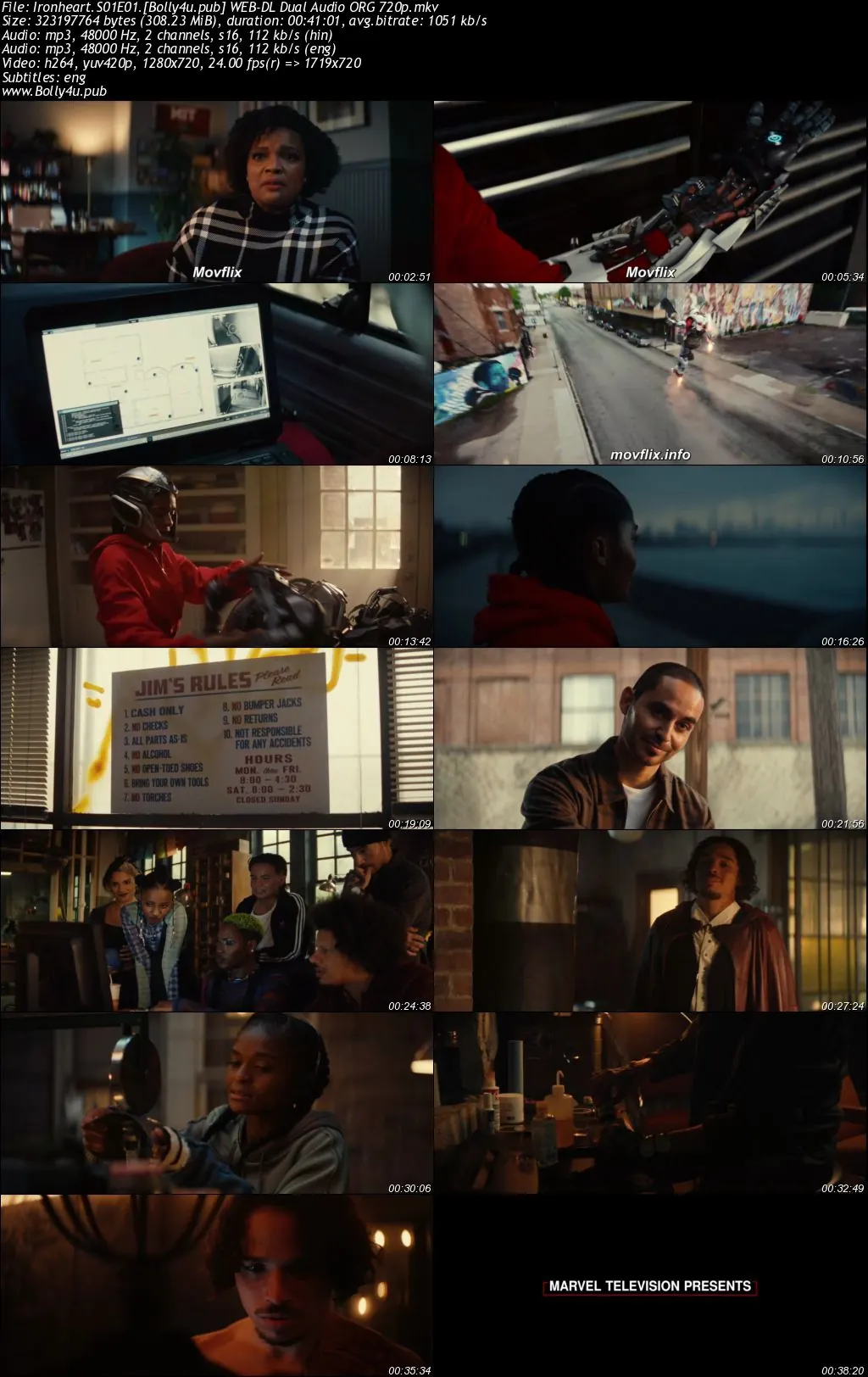 Ironheart 2025 WEB-DL Hindi Dual Audio ORG S01 Complete Download 720p