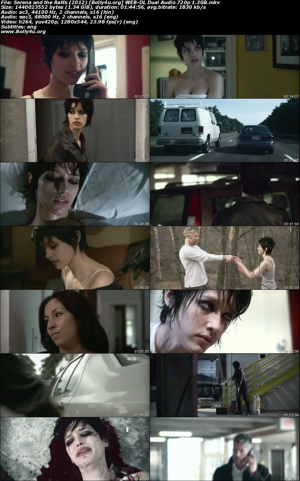 Serena and the Ratts 2012 WEB-DL Hindi Dual Audio Full Movie Download 720p  480p
