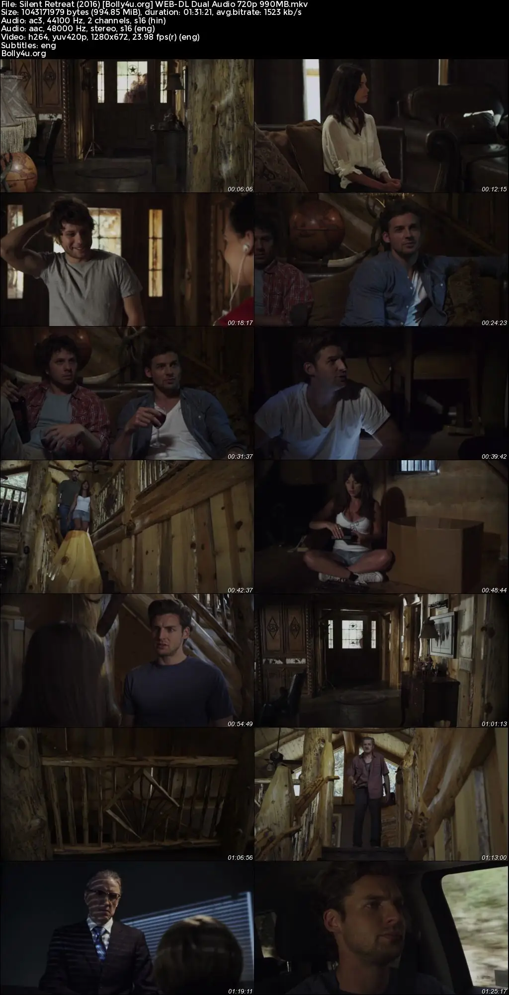 Silent Retreat 2016 WEB-DL Hindi Dual Audio Full Movie Download 720p  480p