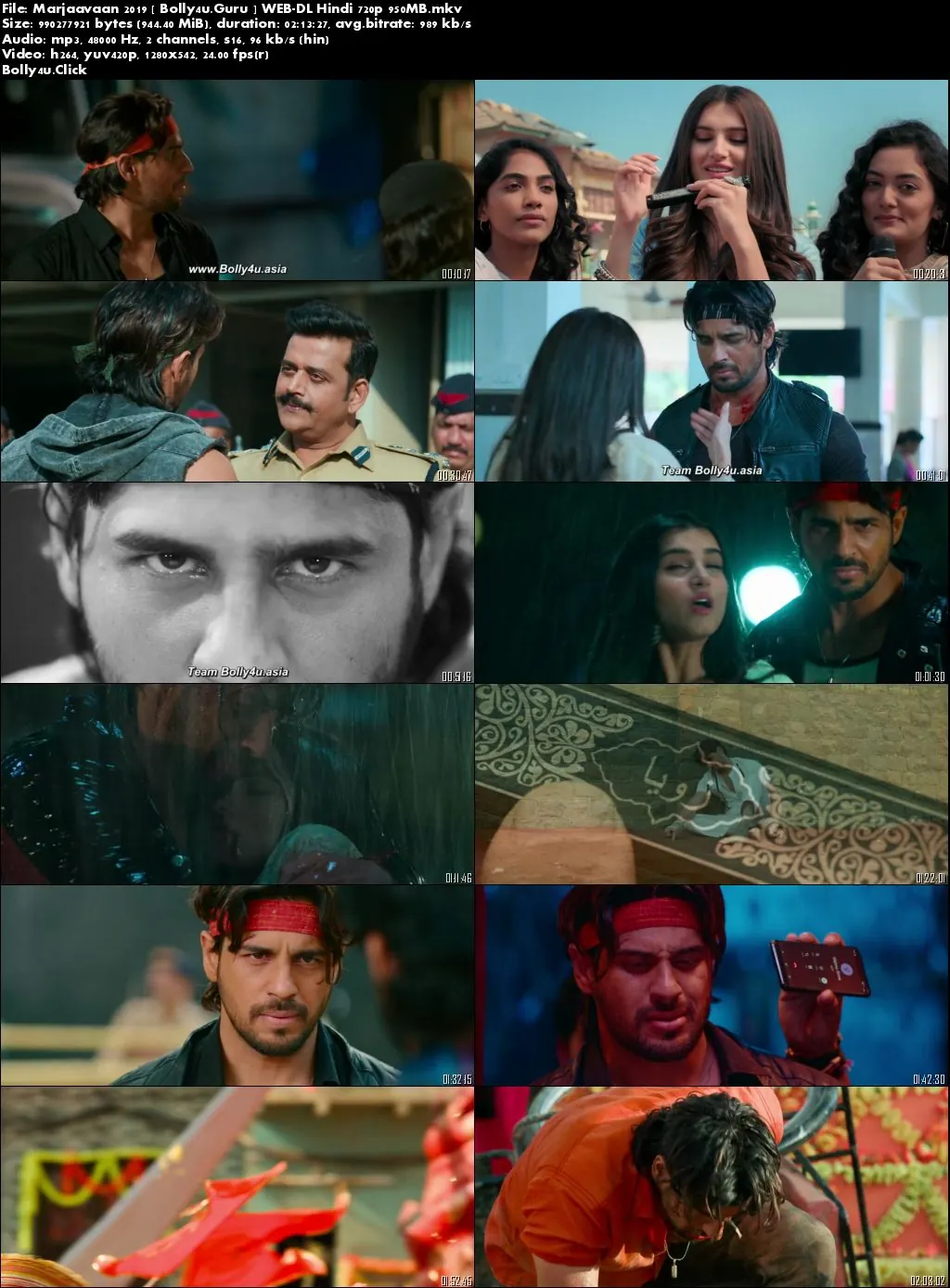 Marjaavaan 2019 WEB-DL 400MB Full Hindi Movie Download 480p