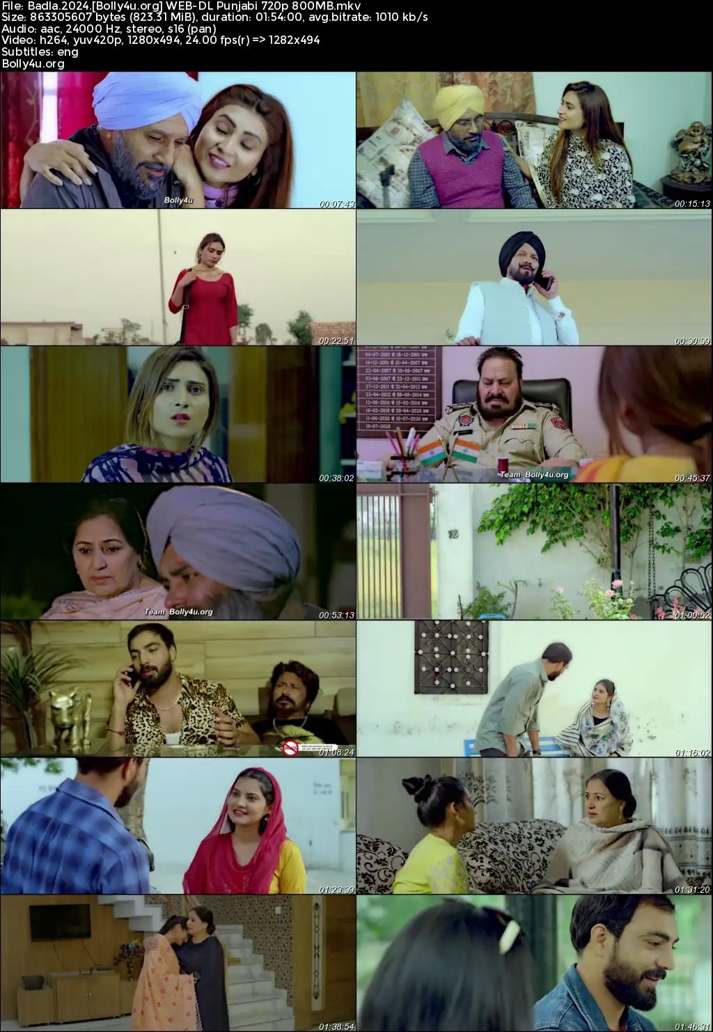 Badla 2024 WEB-DL Punjabi Full Movie Download 1080p  720p  480p