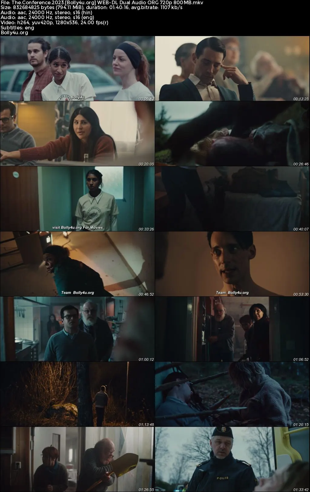 The Conference 2023 WEB-DL Hindi Dual Audio ORG Full Movie Download 1080p  720p  480p