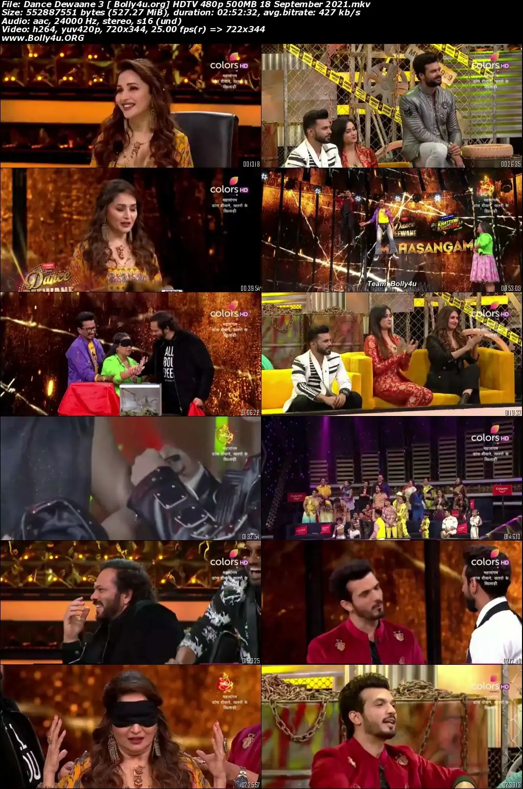 Dance Dewaane 3 HDTV 480p 500MB 18 September 2021 Download