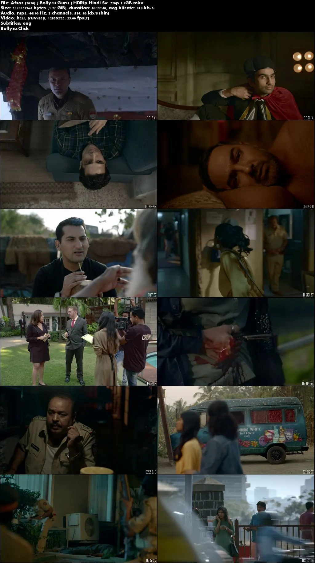 Afsos 2020 HDRip 1.2GB Hindi Complete S01 Download 720p
