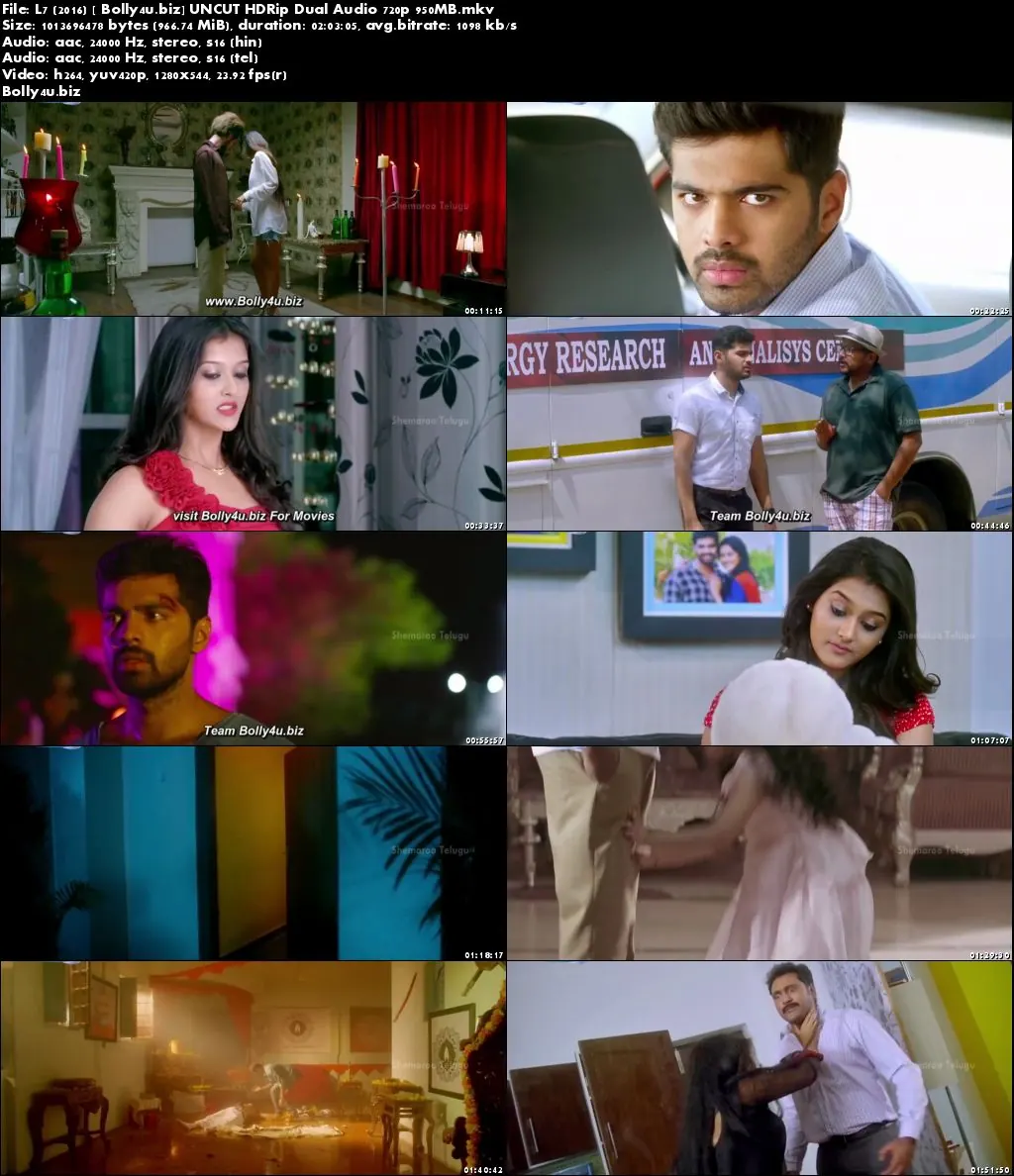 L7 2016 HDRip 950Mb UNCUT Hindi Dual Audio 720p Download