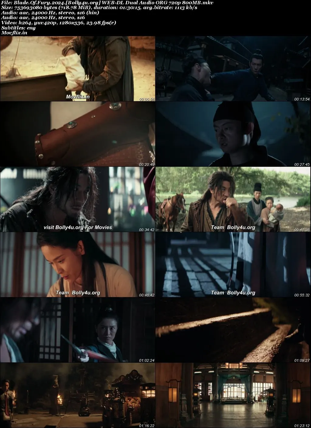 Blade Of Fury 2024 WEB-DL Hindi Dual Audio ORG Full Movie Download 1080p  720p  480p