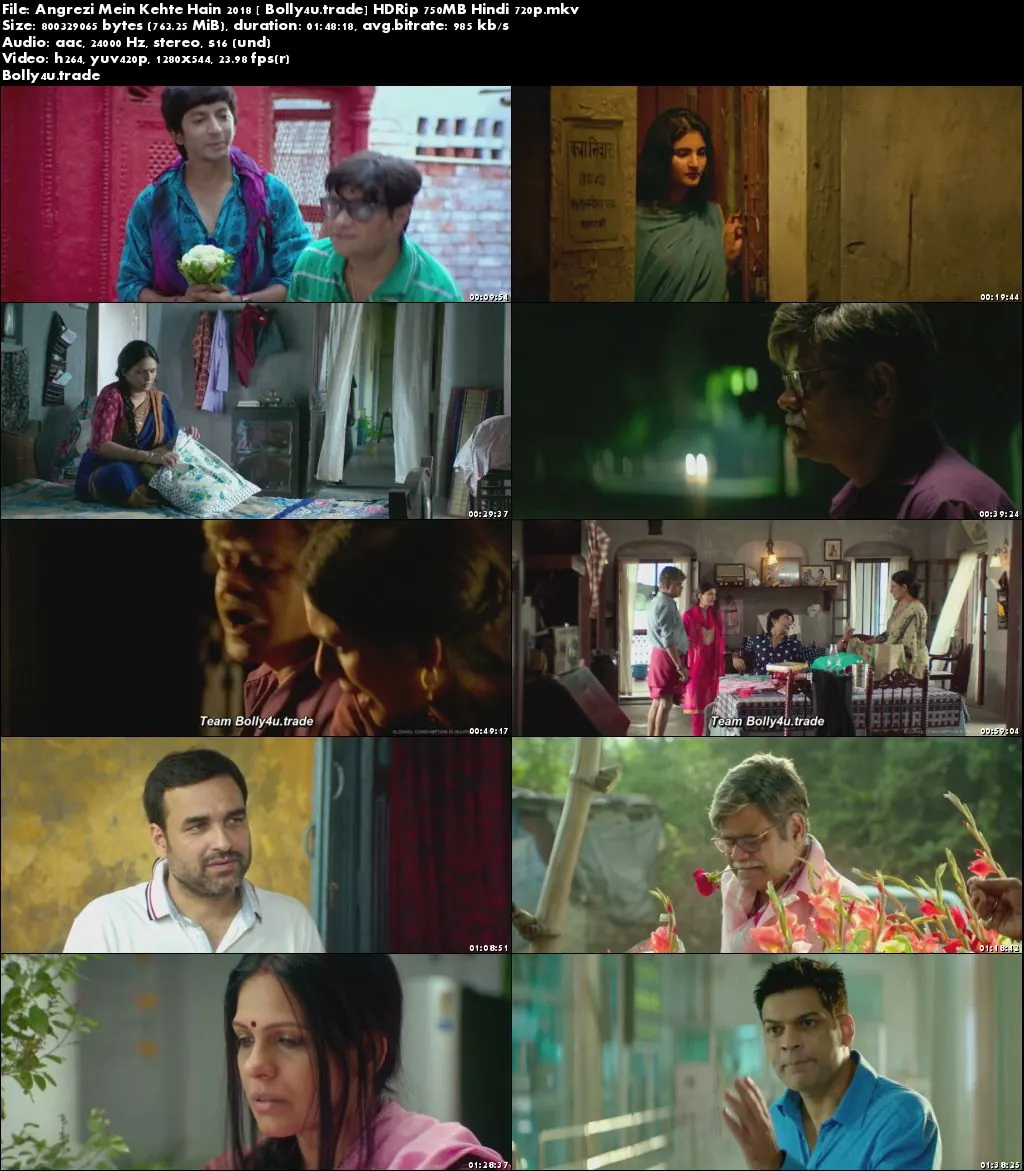Angrezi Mein Kehte Hain 2018 HDRip 300MB Full Hindi Movie Download 480p