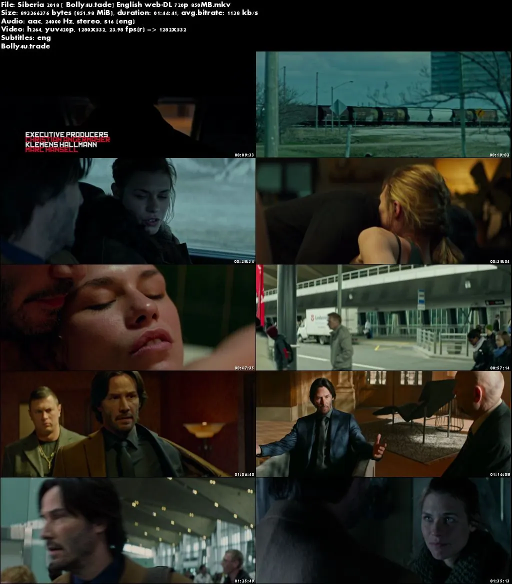 Siberia 2018 WEB-DL 850Mb Full English Movie Download 720p ESub