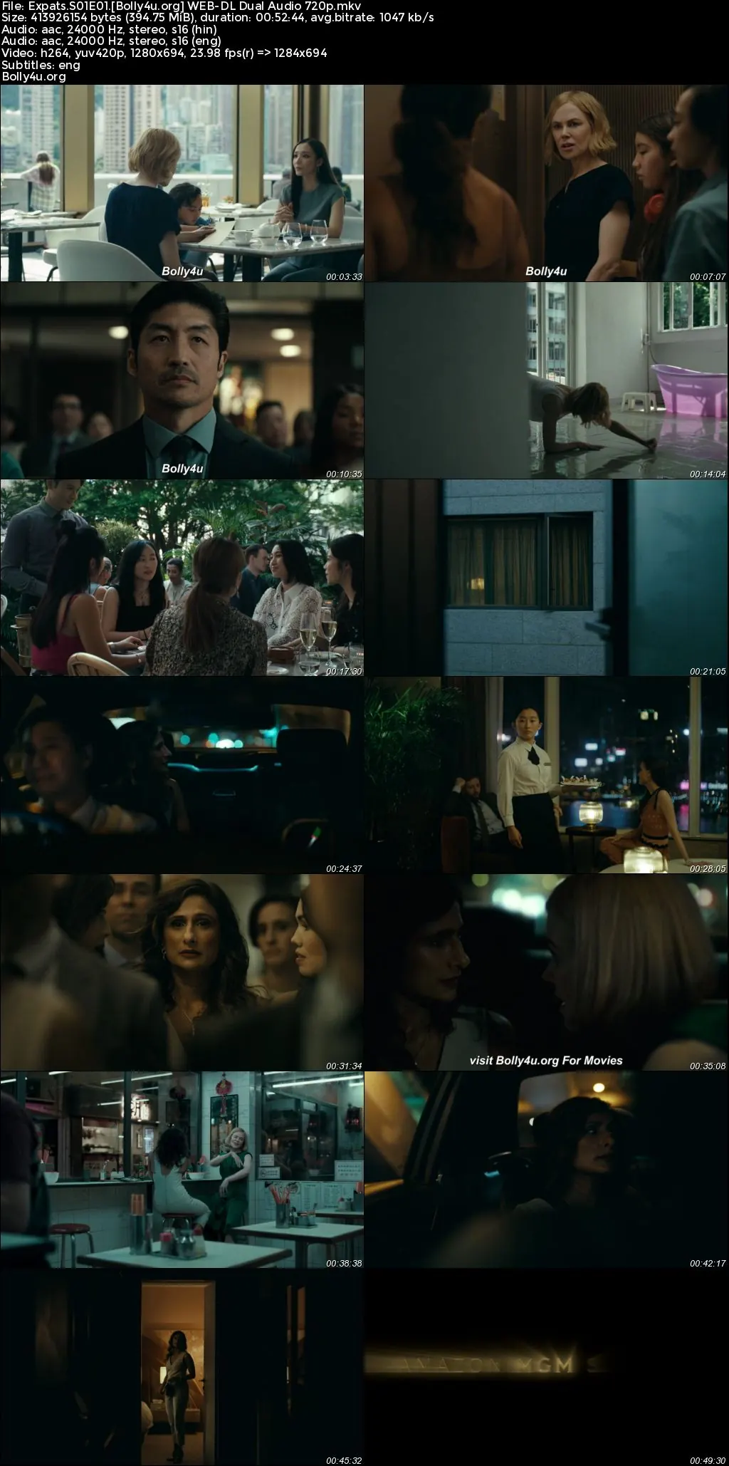 Expats 2024 WEB-DL Hindi Dual Audio ORG S01 Complete Download 720p