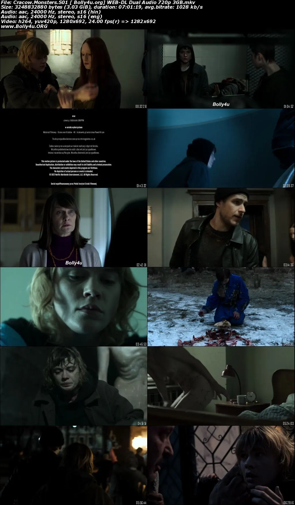 Cracow Monsters 2022 WEB-DL Hindi Dual Audio S01 Download 720p  480p