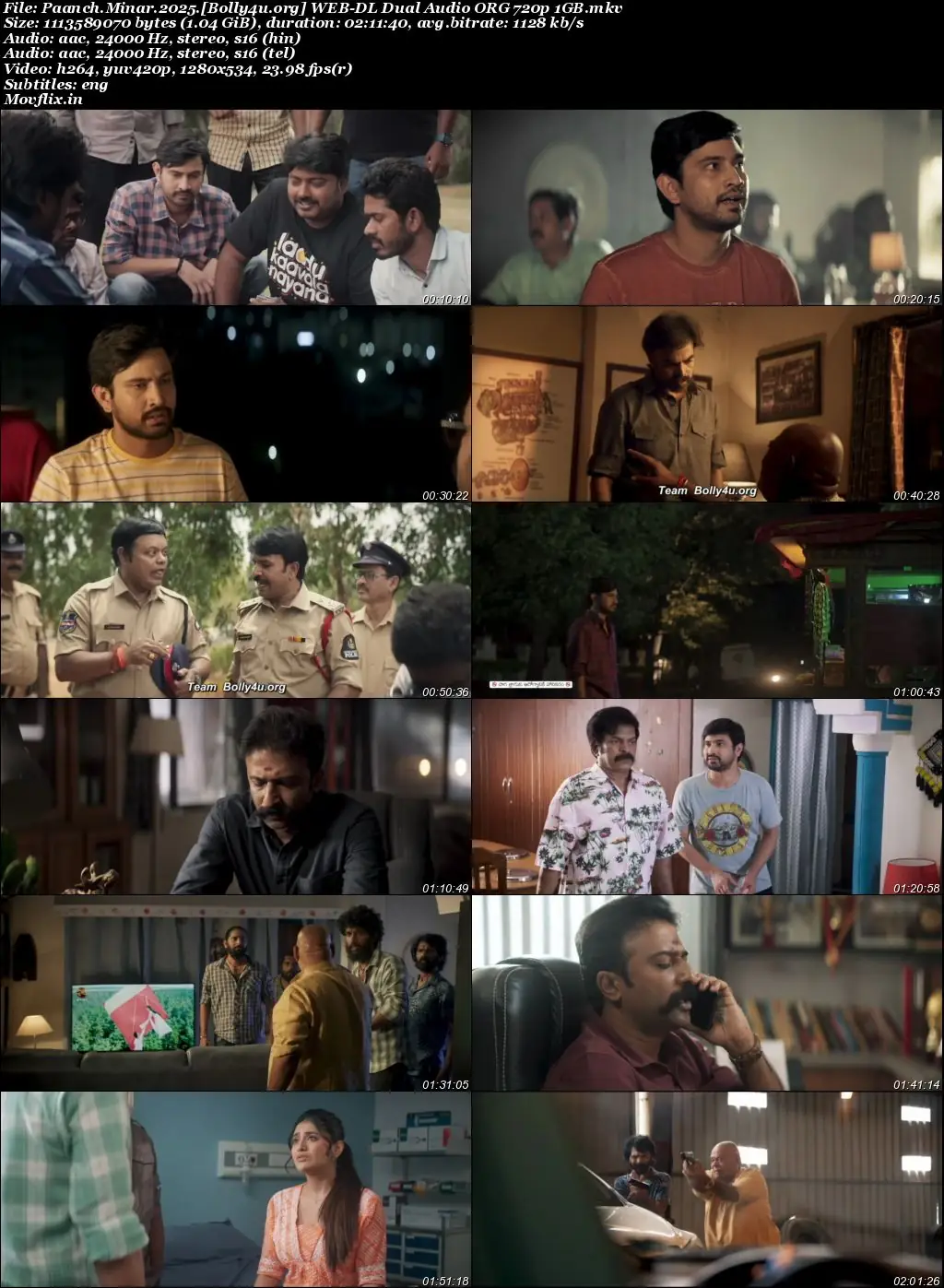 Paanch Minar 2025 WEB-DL UNCUT Hindi Dual Audio ORG Full Movie Download 1080p  720p  480p