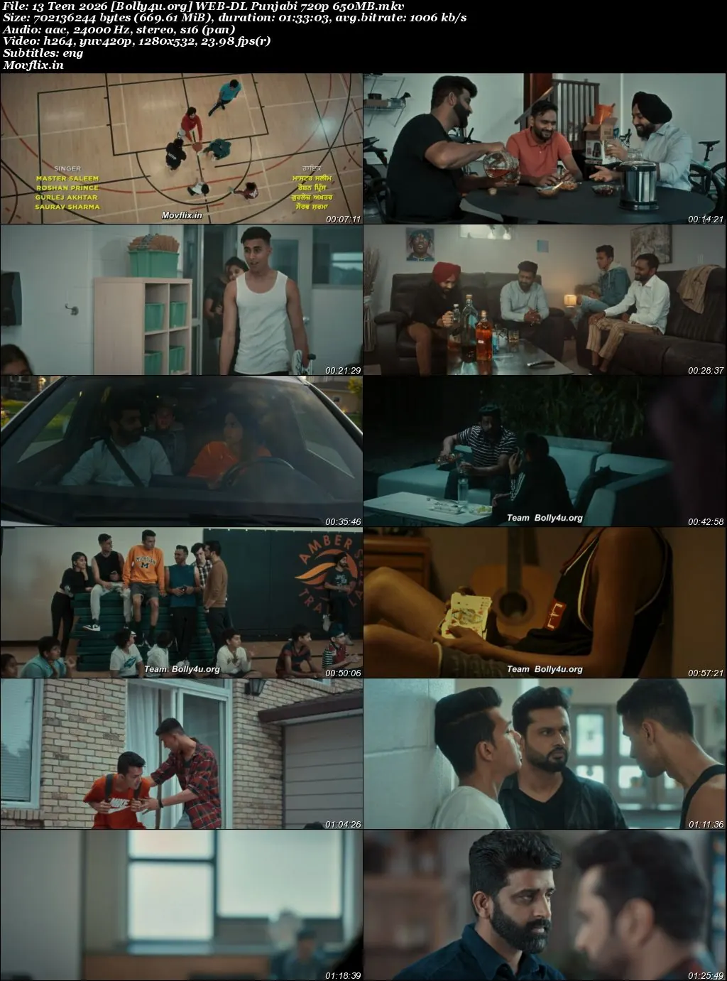 13 Teen 2026 WEB-DL Punjabi Full Movie Download 1080p  720p  480p