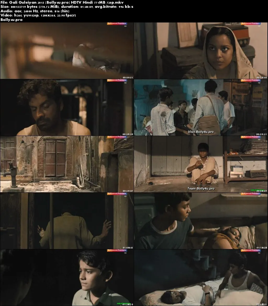 Gali Guleiyan 2017 HDTV 750MB Hindi 720p ESub Download