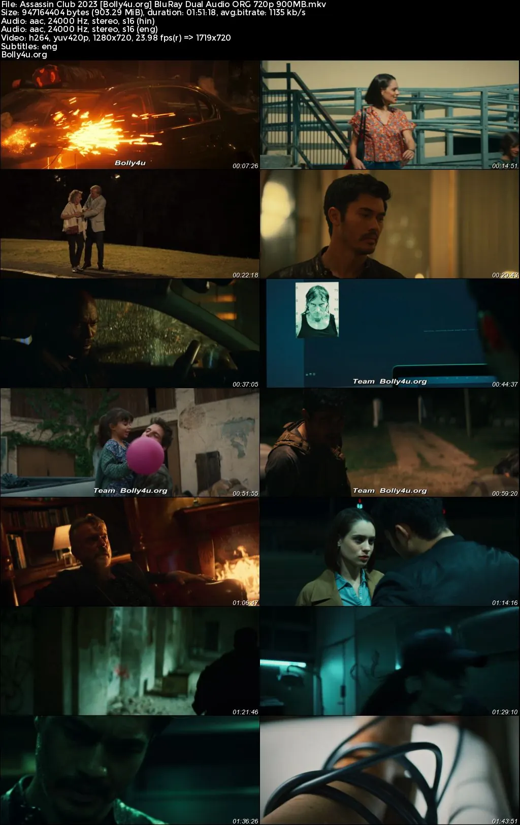 Assassin Club 2023 BluRay Hindi Dual Audio ORG Full Movie Download 1080p  720p  480p