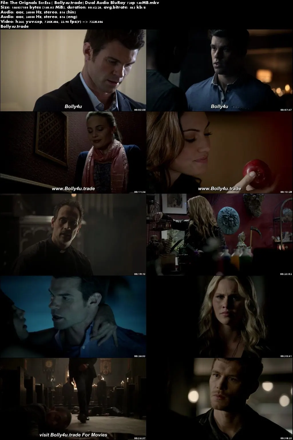 The Originals S01E06 BluRay 140MB Hindi Dual Audio 480p Download