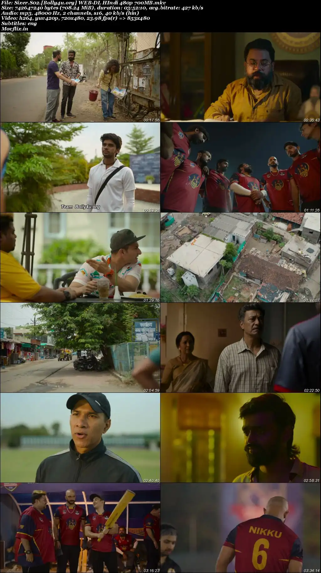 Sixer 2025 WEB-DL Hindi S02 Complete Download 720p  480p