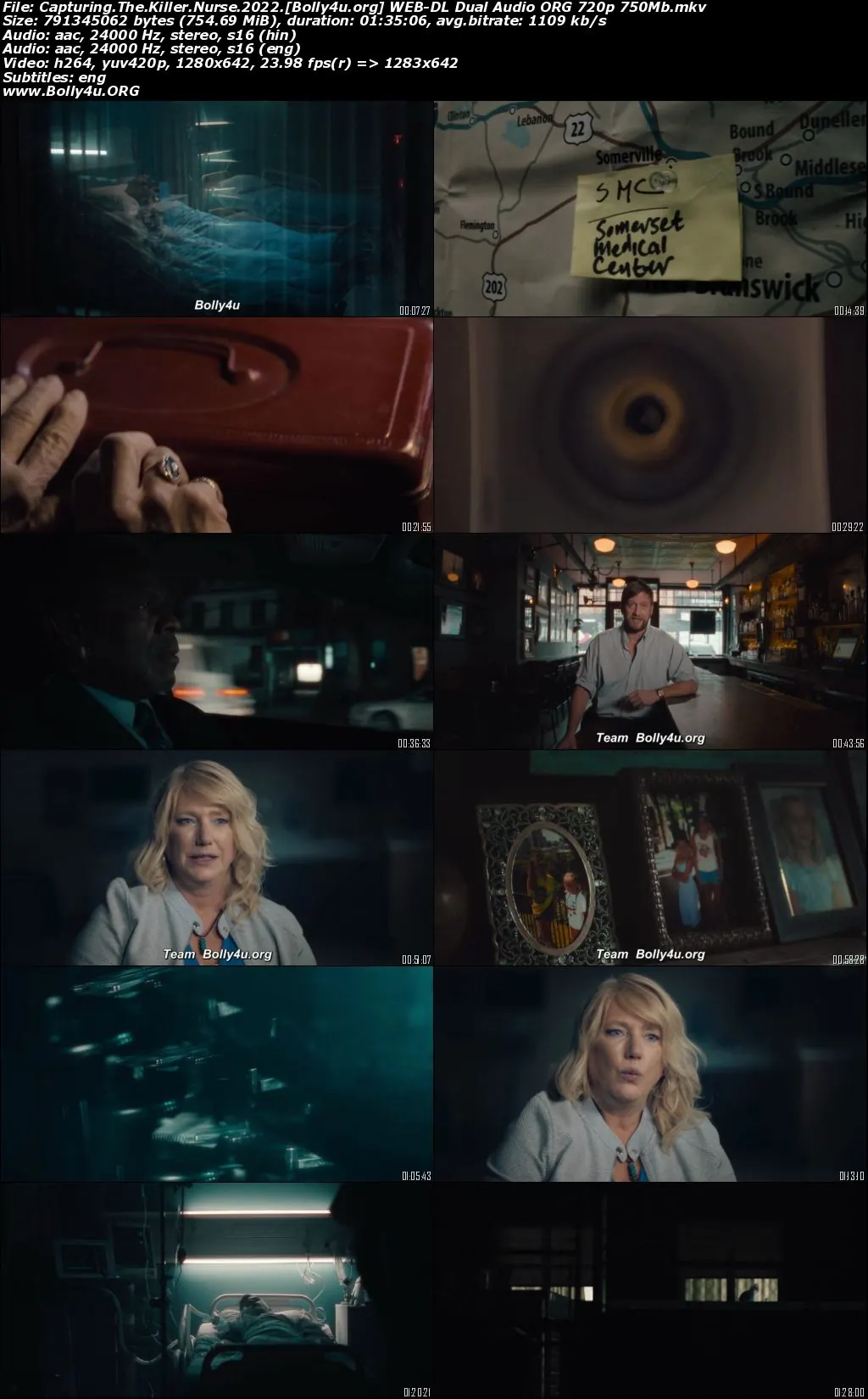 Capturing The Killer Nurse 2022 WEB-DL Hindi Dual Audio ORG Full Movie Download 1080p  720p  480p