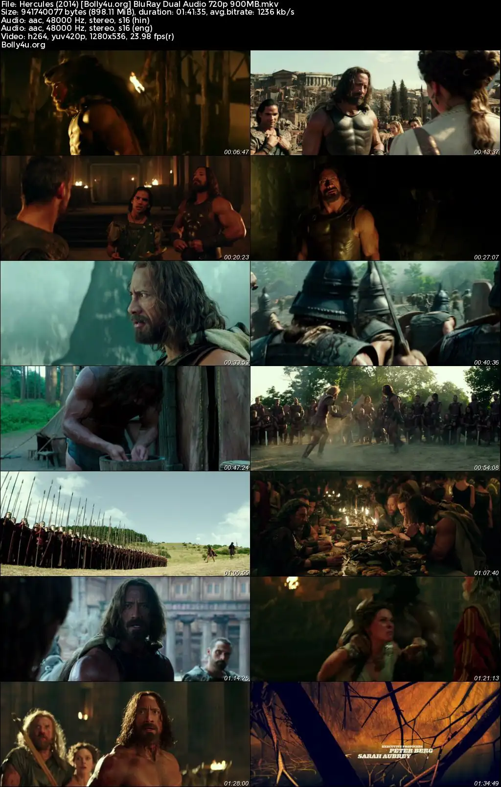 Hercules 2014 BluRay Hindi Dual Audio Full Movie Download 720p  480p