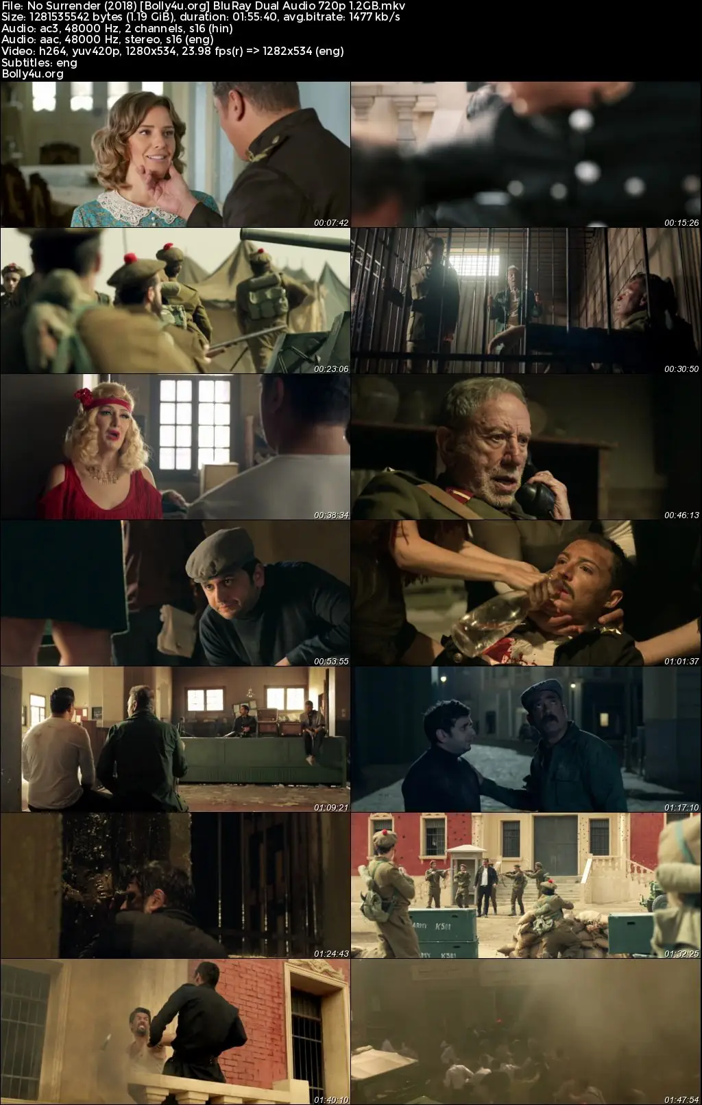 No Surrender 2018 BluRay Hindi Dual Audio Full Movie Download 720p  480p