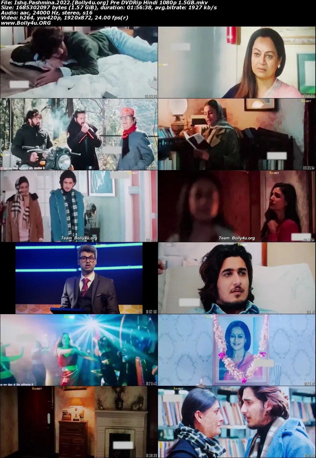 Ishq Pashmina 2022 Pre DVDRip Hindi Full Movie Download 1080p  720p  480p