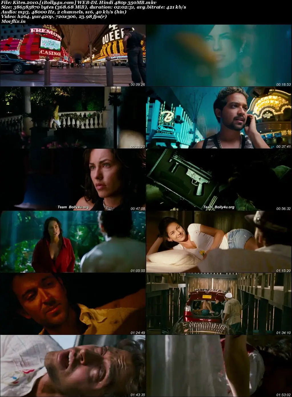 Kites 2010 WEB-DL Hindi Full Movie Download 1080p  720p  480p