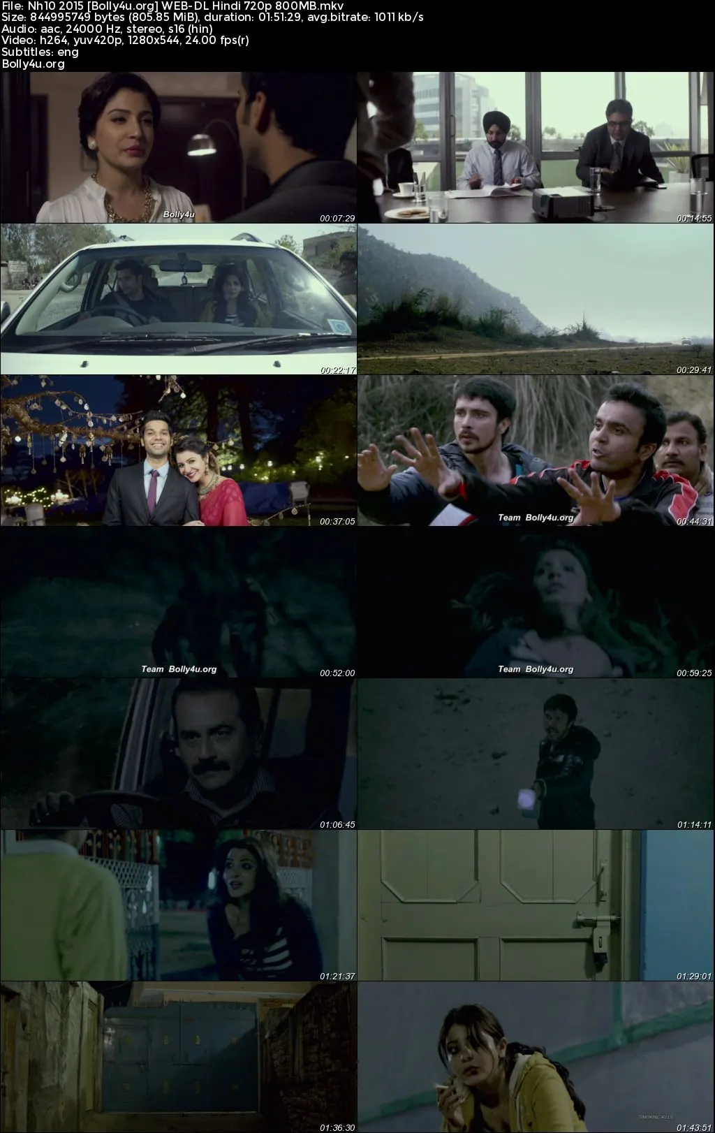 NH10 2015 WEB-DL Hindi Full Movie Download 1080p  720p  480p