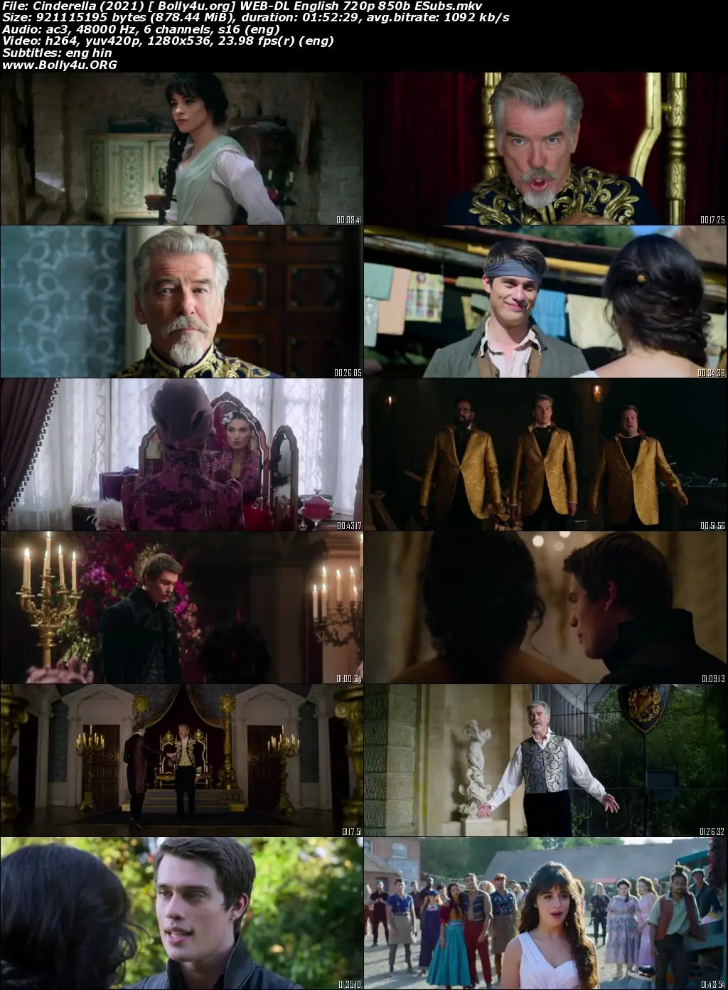 Cinderella 2021 WEB-DL 850MB English 720p ESubs Download Cinderella 2021 WEB-DL 850MB English 720p ESubs Download