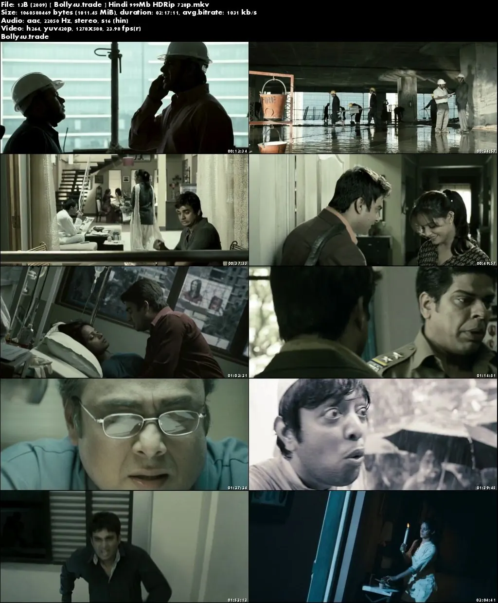 13B (2009) HDRip 999Mb Full Hindi Movie Download 720p