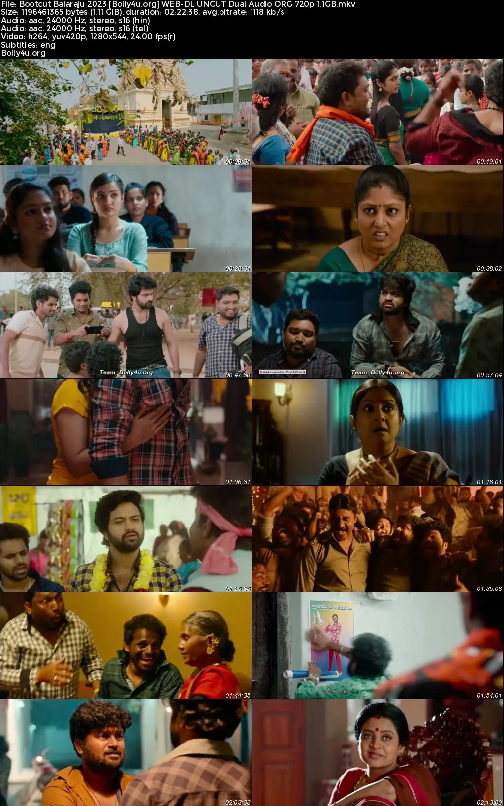 Bootcut Balaraju 2023 WEB-DL UNCUT Hindi Dual Audio ORG Full Movie Download 1080p  720p  480p