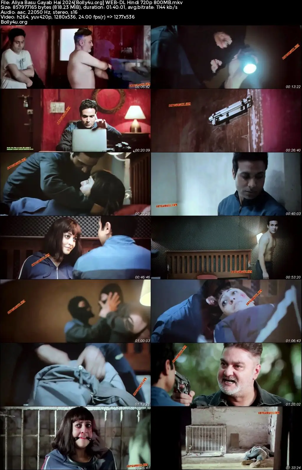 Aliya Basu Gayab Hai 2024 HDTS Hindi Full Movie Download 1080p  720p  480p