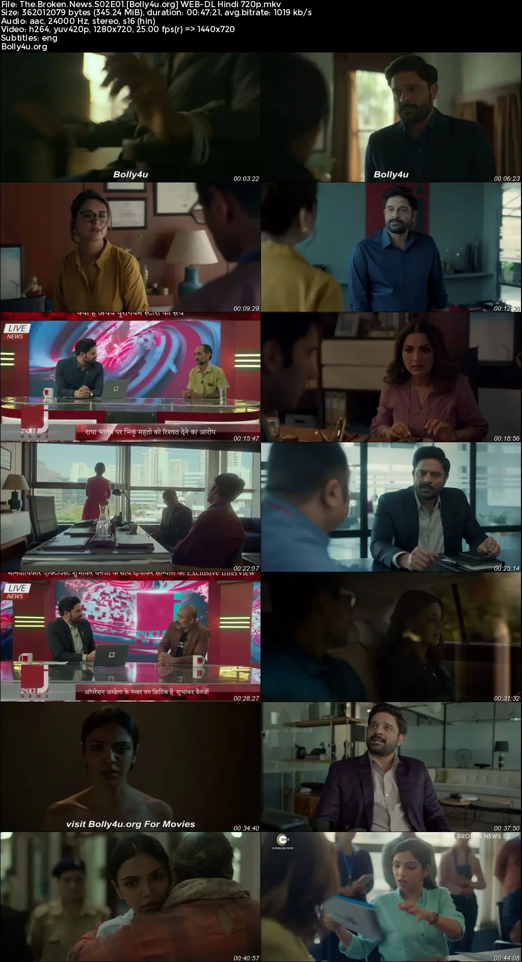 The Broken News 2024 WEB-DL Hindi S02 Complete Download 720p  480p