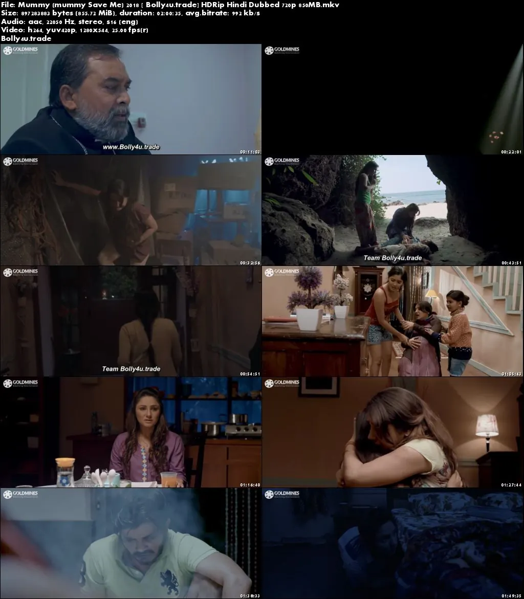 Mummy 2018 HDRip 850MB Full Hindi Dubbed Movie Download 720p