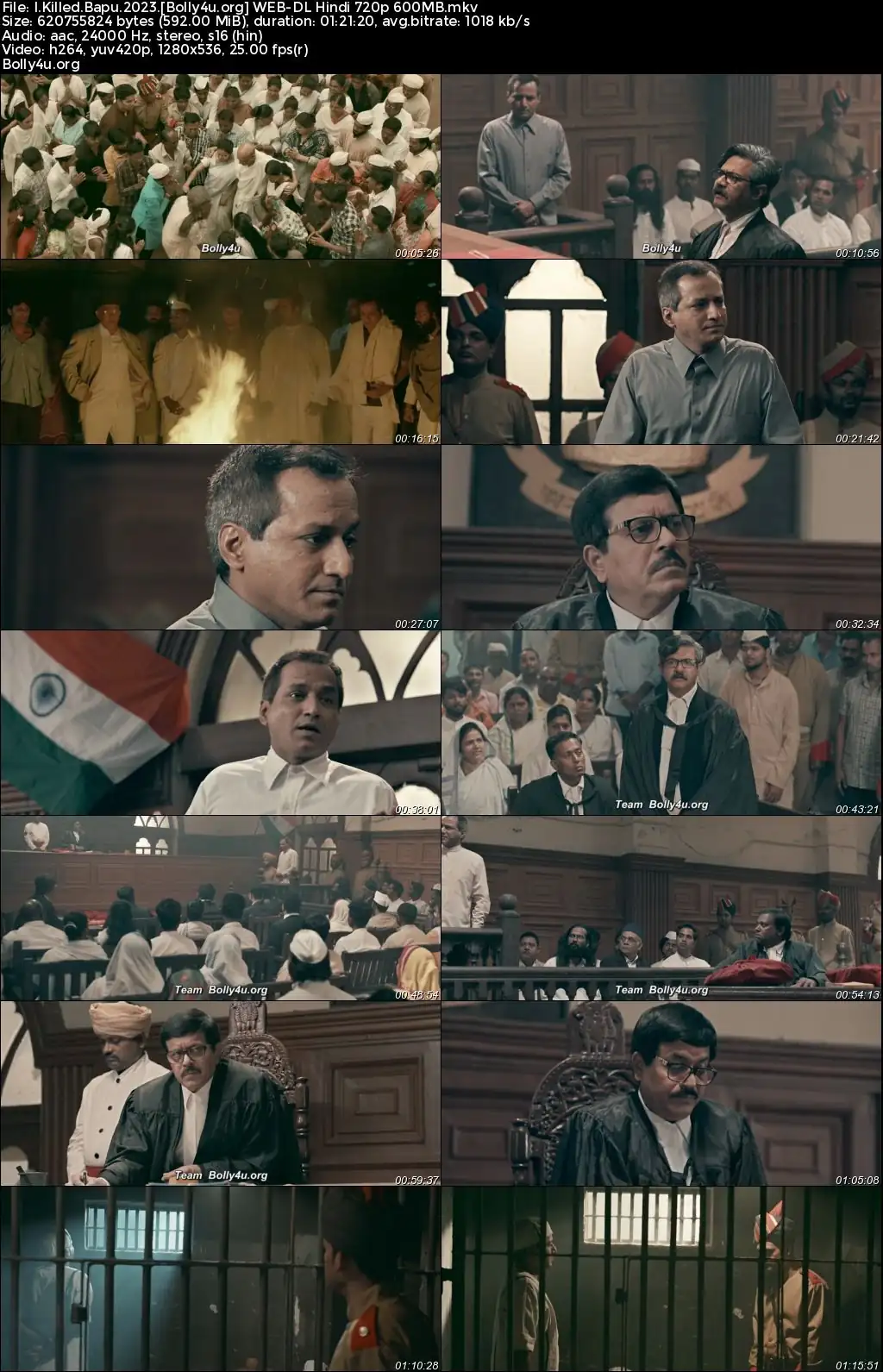 I Killed Bapu 2023 WEB-DL Hindi Full Movie Download 1080p  720p  480p