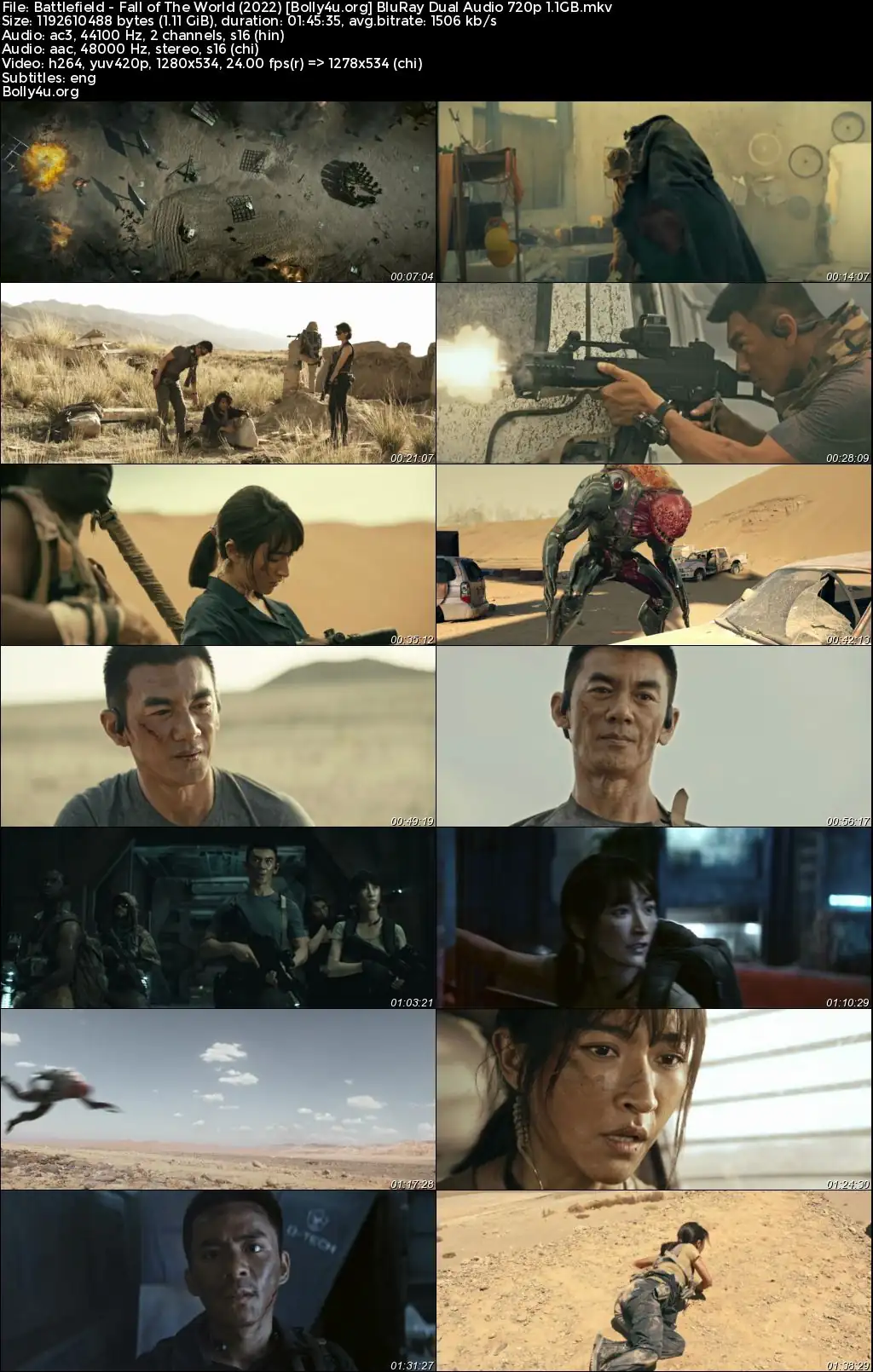 Battlefield Fall of The World 2022 BluRay Hindi Dual Audio Full Movie Download 720p  480p